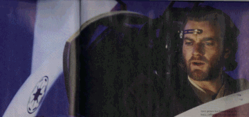 Obi-Wan Kenobi dans son chasseur